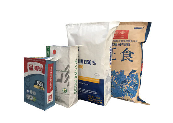 Ventil-Papiertüte-Clay Gypsum Plaster Mortar Powders 25kg 50kg Kraftpapier leere Block-Unterseite