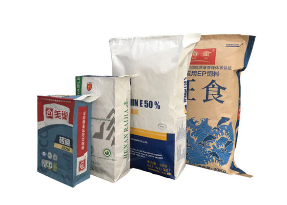 Feuchtigkeits-Schutz der Kraftpapier-Weizen-Mehl-Verpackentaschen-5kg 10kg 15kg 25kg Mulitwall