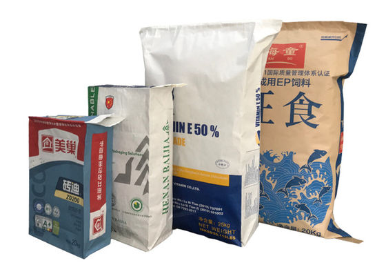 3 Schicht fertigte haltbare recyclebare verpackende Papierdüngemittel-Ventil-Tasche besonders an
