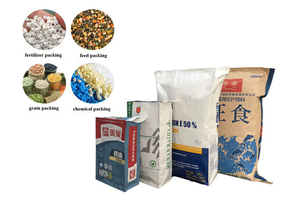 Gebrauchs-Ventil-Handwerks-Papiertüten 10kg 20kg 25kg 50kg industrielle für Nahrungsmittelzufuhr-Material