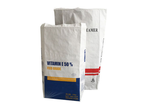 15kg Kartoffelstärke-Papier-Sack-Recyclingpapier-Tasche für Mehl-Reis-Würzepulver