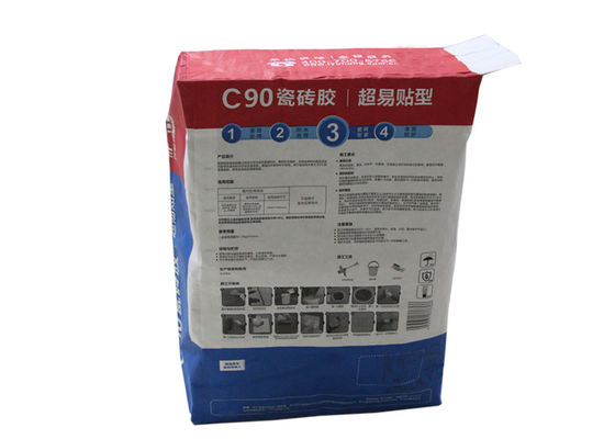 industrielle multi der Wand-25kg Kraftpapier-Zementsäcke Winkel- des Leistungshebelslaminierung Papier-der Sack-20kg 25kg