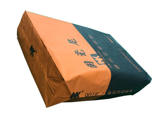Mörser-Zementsack Multiwall-Papiertüten 20kg 25kg 40kg 50kg decken trockene klebendes Ventil-Taschen-Gips-Mörser-Kitt-Pulver mit Ziegeln