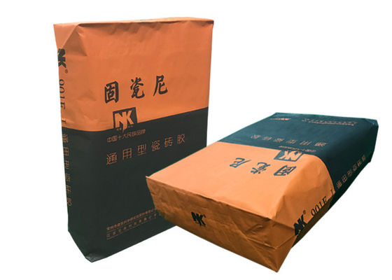 Geklebte Taschen-Papierblock-untere Ventil-Tasche für verpackende Innenausstattungs-Zusätze