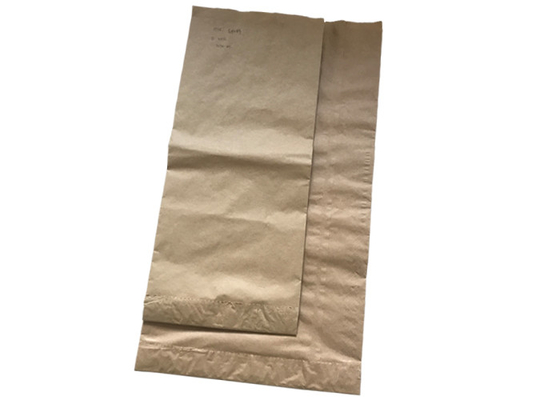 Biologisch abbaubarer Multiwall siegelte Papiertüte-weißen Brown-Nahrungsmittelgrad heiß