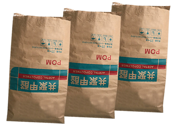 25kg 50kg Heißsiegel-Lebensmittel-Kraftpapier-Verpackungsbeutel Nehmen Sie besonders an