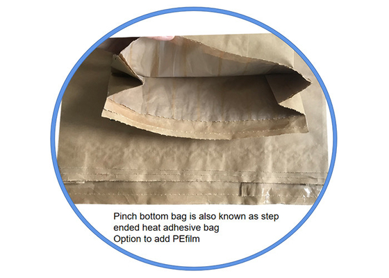 25 kg industrielle Papiertüten, maßgeschneidert, biologisch abbaubar