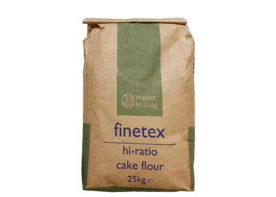 Flache untere 3 Schicht-Kraftpapier-Tasche für Holzkohlen-das chemische Material-Verpacken