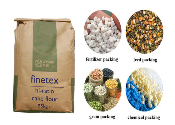 abbaubare Verpackenpapiertüte 20kg 25kg für Kartoffelstärke-Mehl-Stärke-Milchpulver