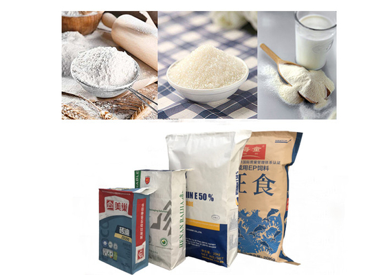 25kgs 50kgs klebte Ventil Multiwall-Papiertüte-Haustier-Zufuhr PET Verpackentaschen