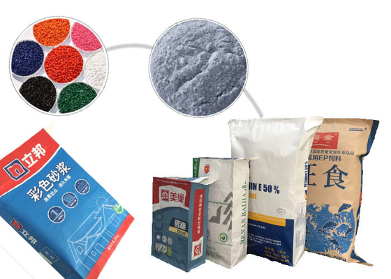 Kundengebundene geklebte Ventil Multiwall-Papiertüten 20kg 25kg für chemisches Pulver
