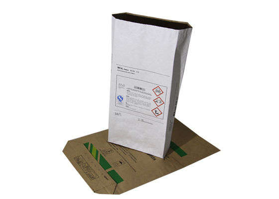 Große lastentragende Tasche der Kapazitäts-Kraftpapier-Papiertüte-M Folded 1-3 Schicht-20kg