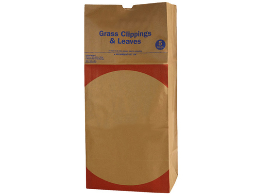 Abfall Brown wuchs biologisch abbaubares Wegwerfkompostierbares Kraftpapier-Papiertüte-100% ein