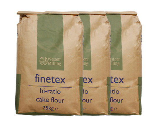 Weiße Druck-CMYK Gewohnheit quadratischer Unterseite Multiwall Kraftpapier Papiertüte-