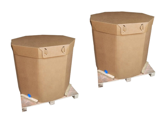 Faltbarer Wegwerf- Papier-Behälter-flexible Nahrungsmittelgrad-Verpackenkästen 1000 Liter IBC
