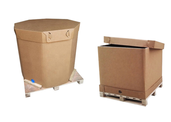 Behälter-der flexiblen Verpackung 220l 1000l Nahrungsmitteldes grad-Papier-IBC Kästen für Massenwasser