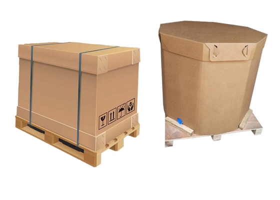 Faltbarer Wegwerf- Papier-Behälter-flexible Nahrungsmittelgrad-Verpackenkästen 1000 Liter IBC