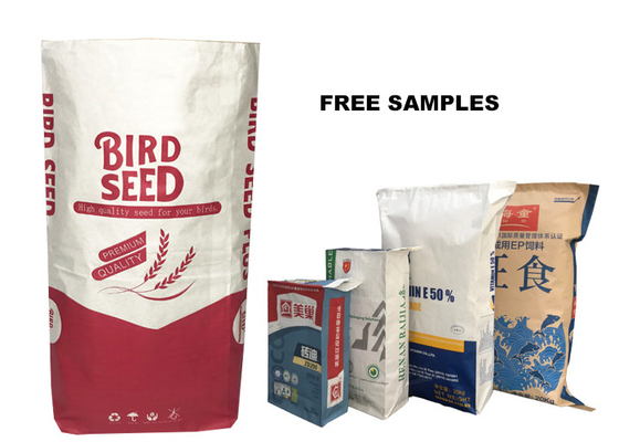 Kundenspezifischer Logo Kraft Paper Bag For-Brotweizen bemehlt das Verpacken