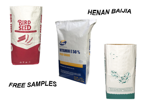 Kundenspezifisches Öl-saugfähige Verpackenpapiertüte 15kg 20kg für flüssigen Flecken